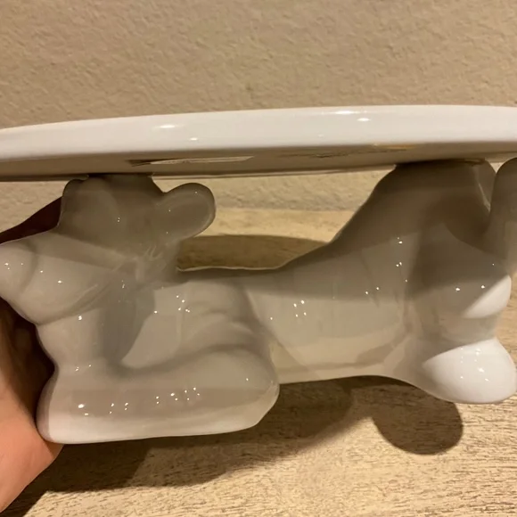Disney Store Ceramic White Tigger Figural Cake Stand Plate - NEW Winnie the Pooh - Picture 4 of 8
